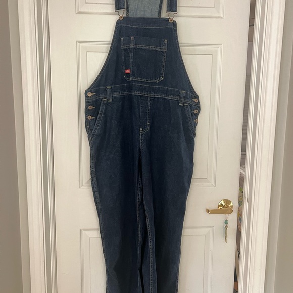 Dickies Women's Blue Denim Overalls - Picture 1 of 2